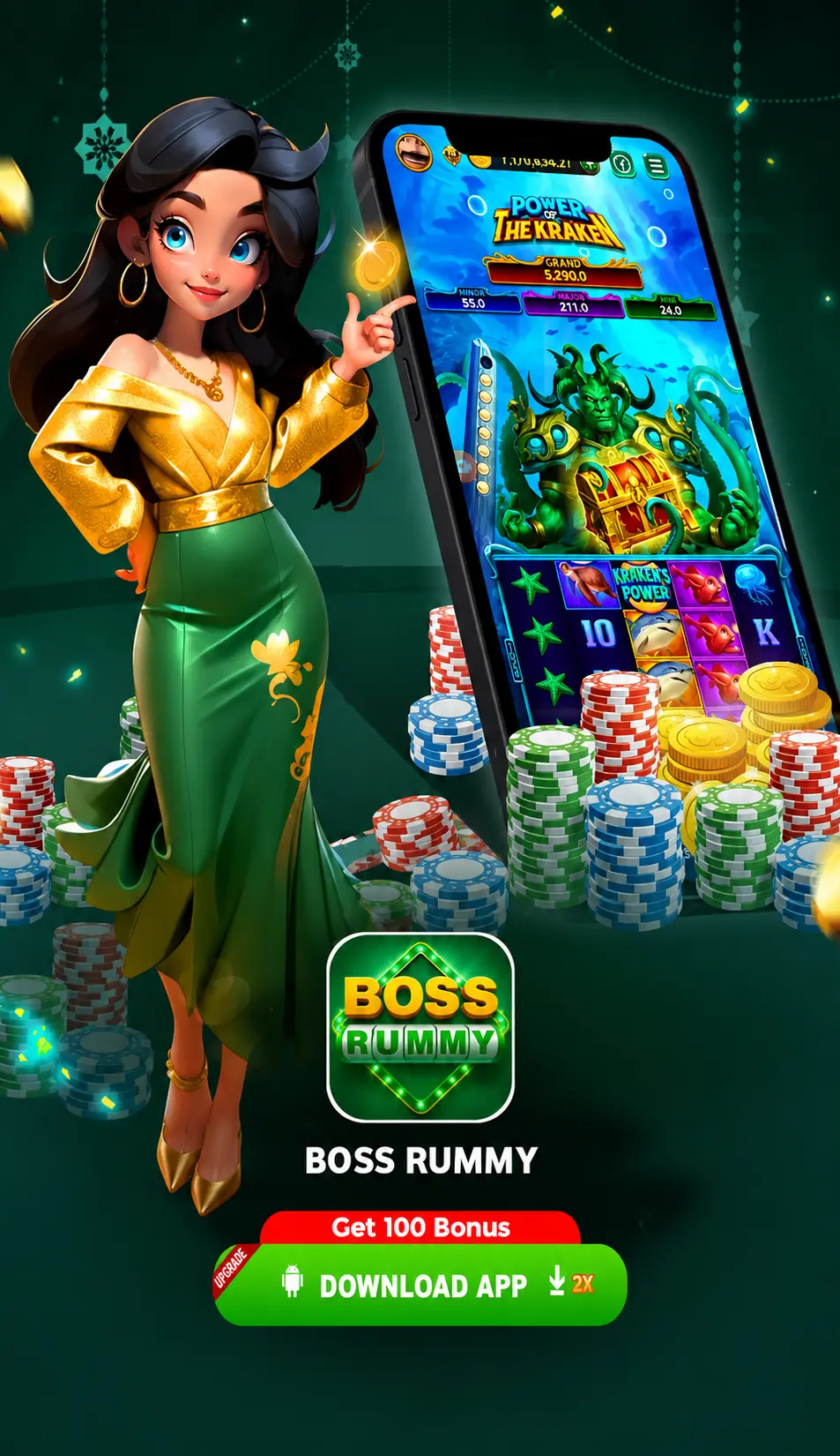 Boss Rummy APK Banner